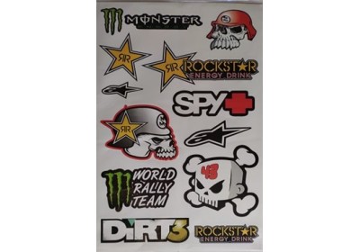 Лепенки Monster,Rockstar